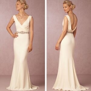 Anthropologie Livia wedding gown NEEDS DRY CLEANING